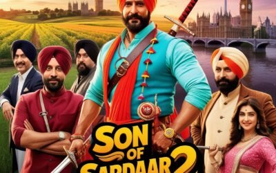 Leonardo Phoenix A cinematic promotional poster for Son of Sar 1