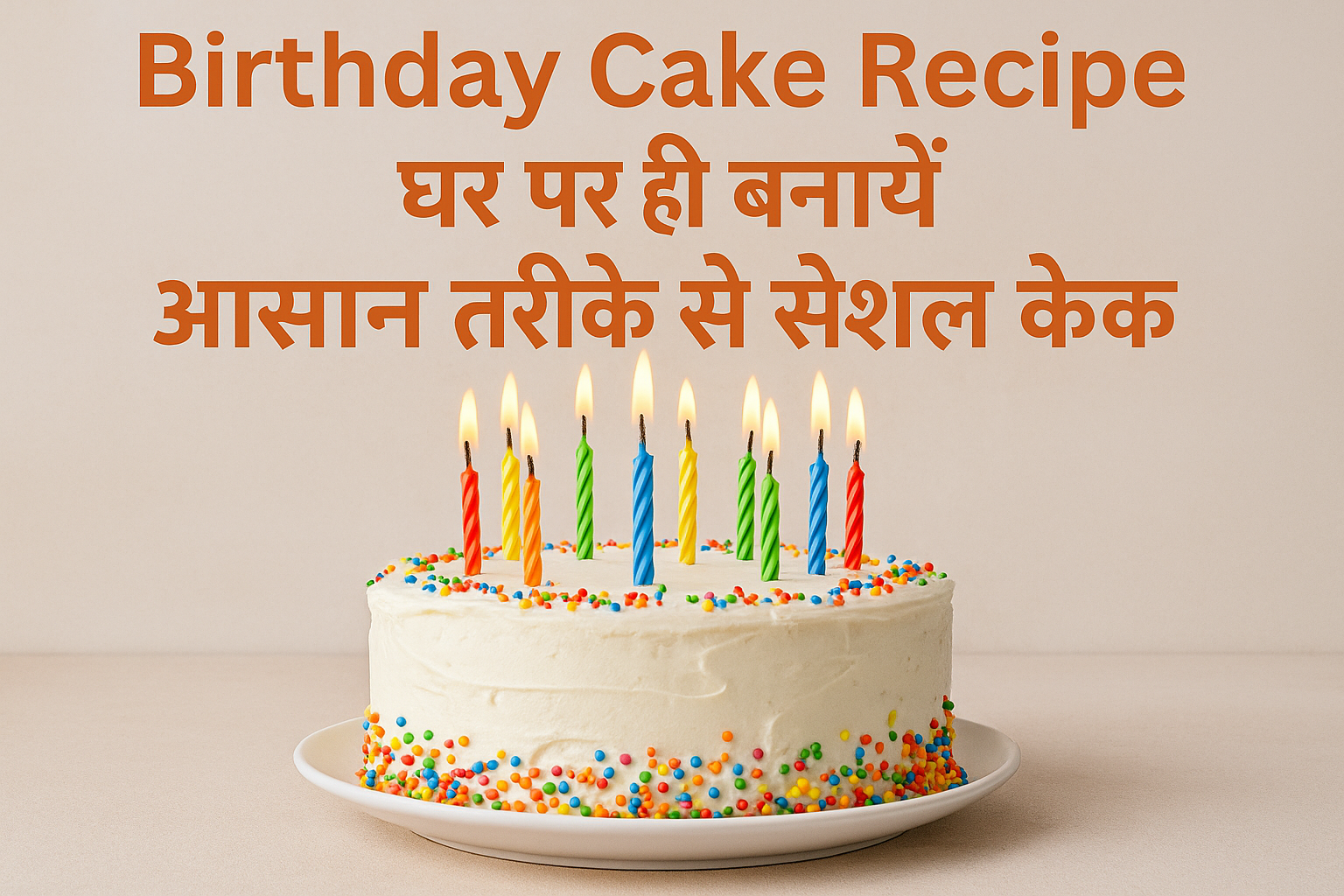 Birthday Cake Recipe
