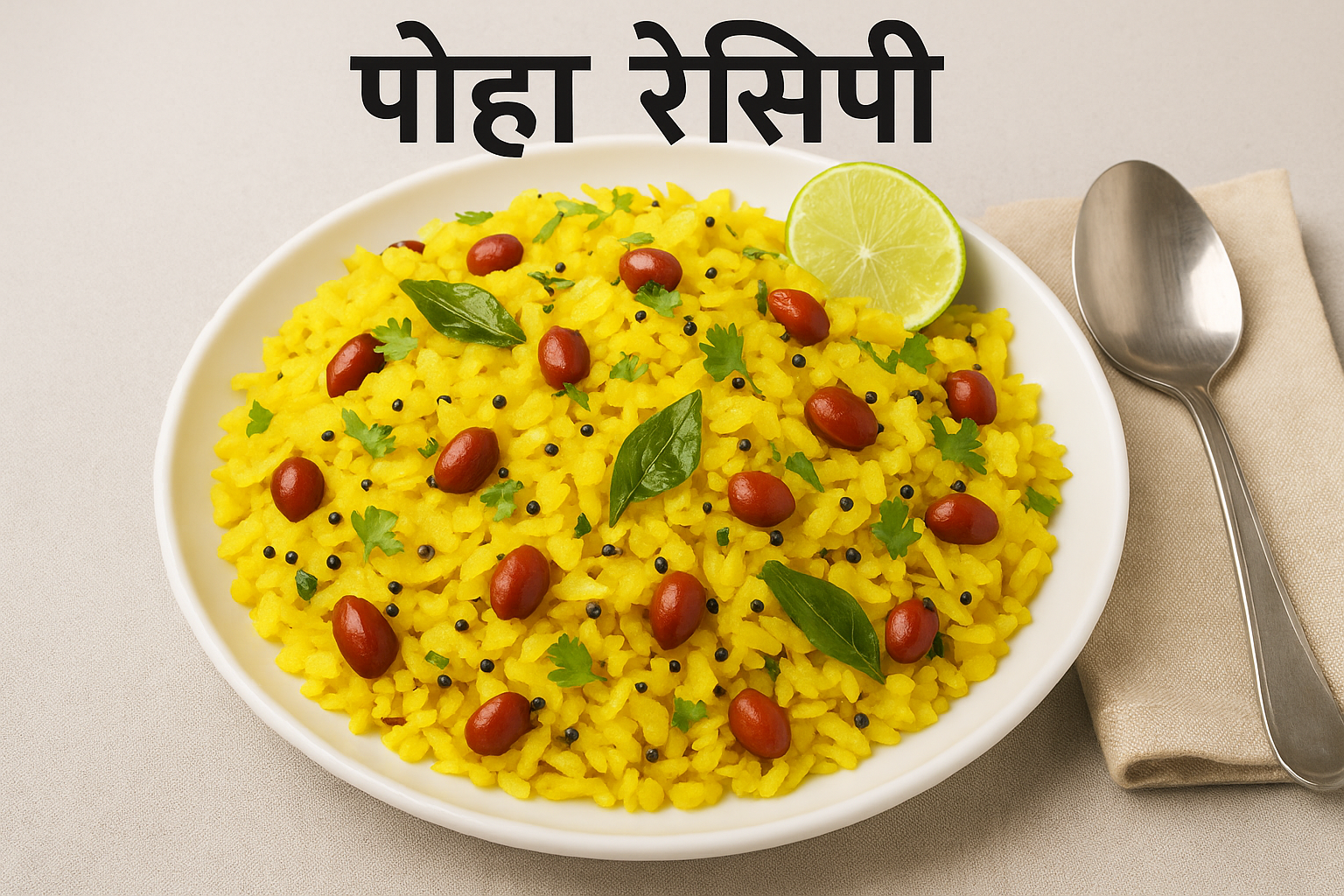 पोहा रेसिपी