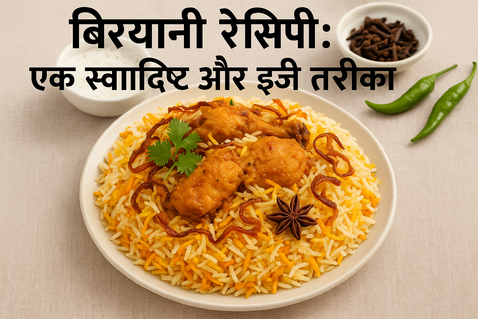 बिरयानी रेसिपी