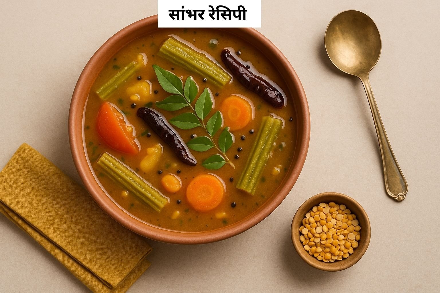 सांभर रेसिपी