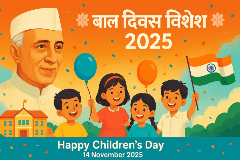 हर बच्चे की मुस्कान में बसता है भारत का भविष्य Children’s Day 2025